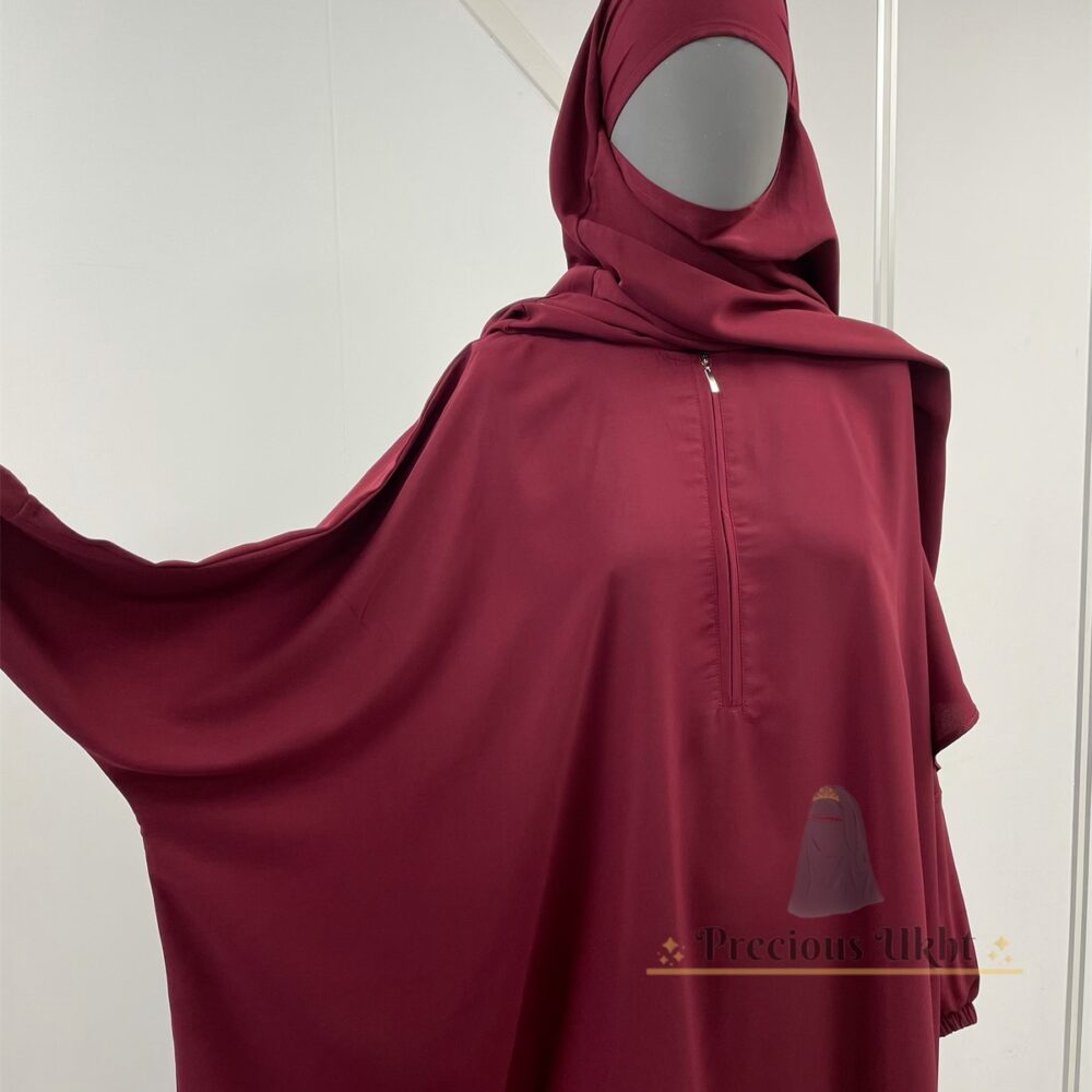 Batwing Abaya 'Bordeaux'