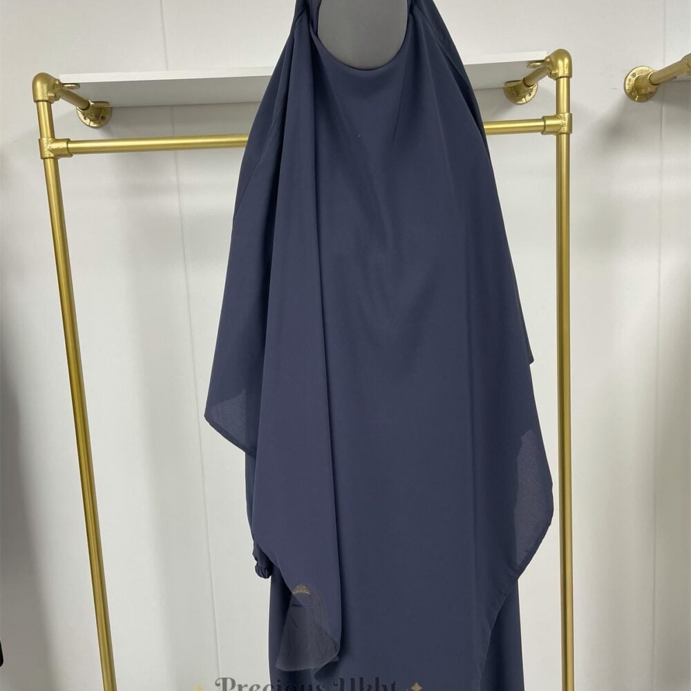 Amira Khimaar Long 'Grey Blue'