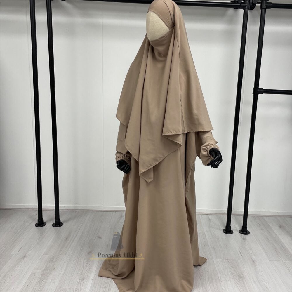 Alternative view of Batwing Abaya 'Beige'