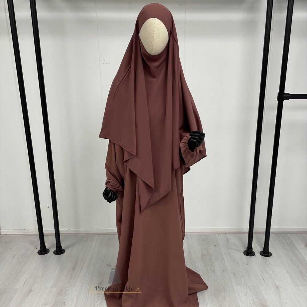 Amira Khimaar Short 'Mauve'