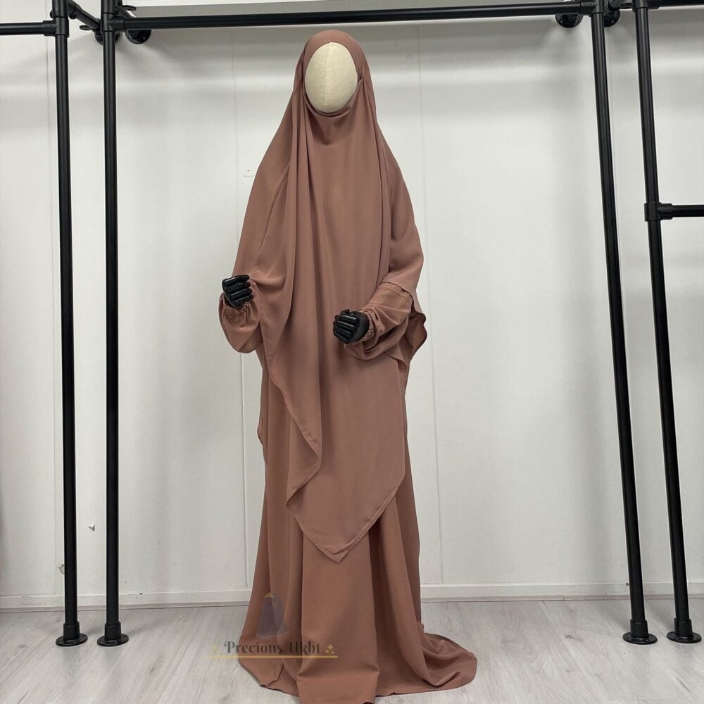 Amira Khimaar Long 'Old Rose'