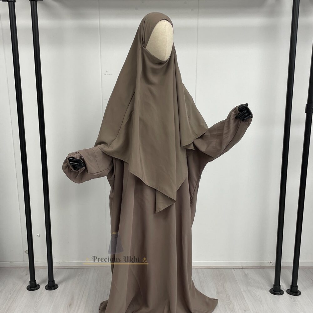 Amira Khimaar Short 'Taupe'