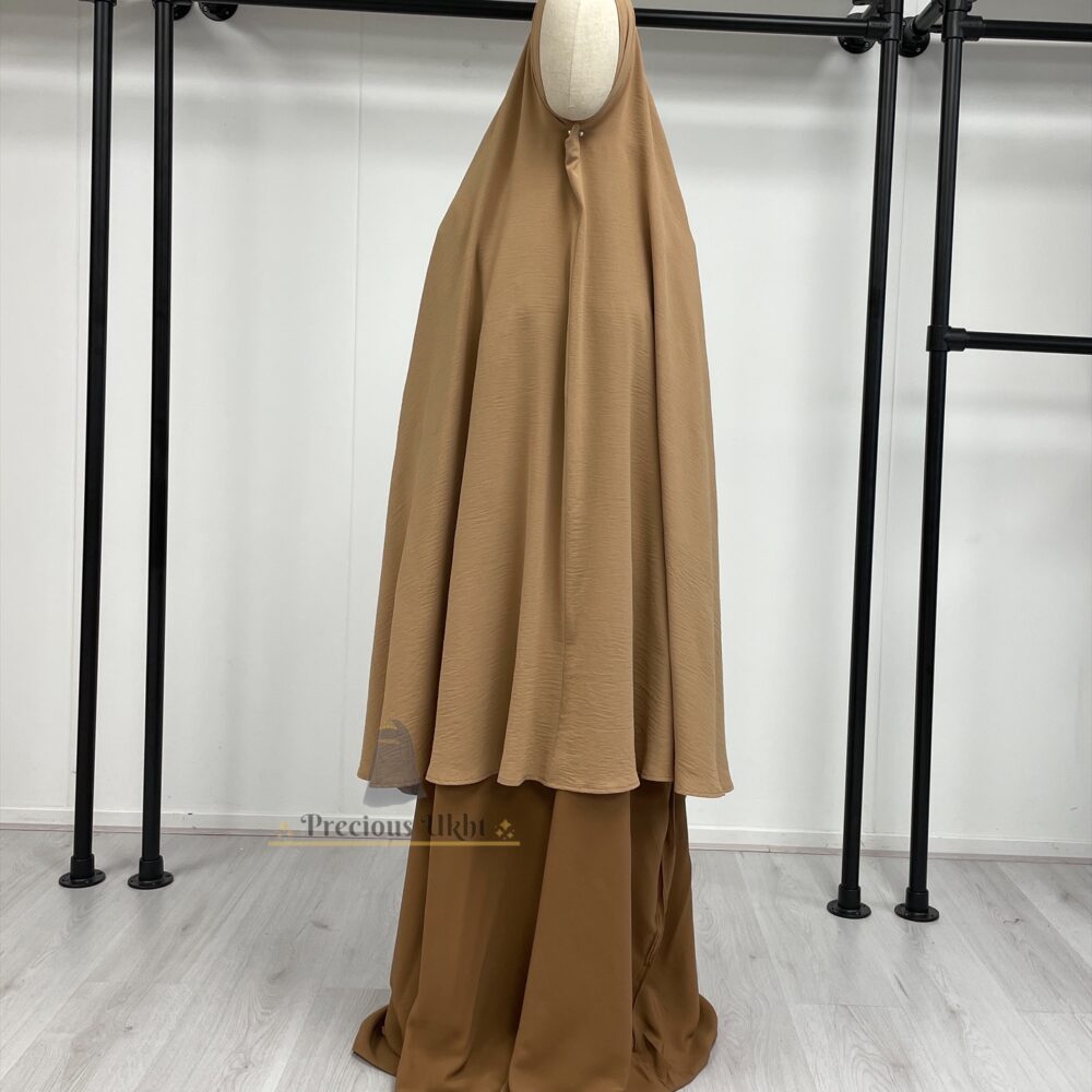 Precious Ukht Stretch Knie Khimaar 'Latte'