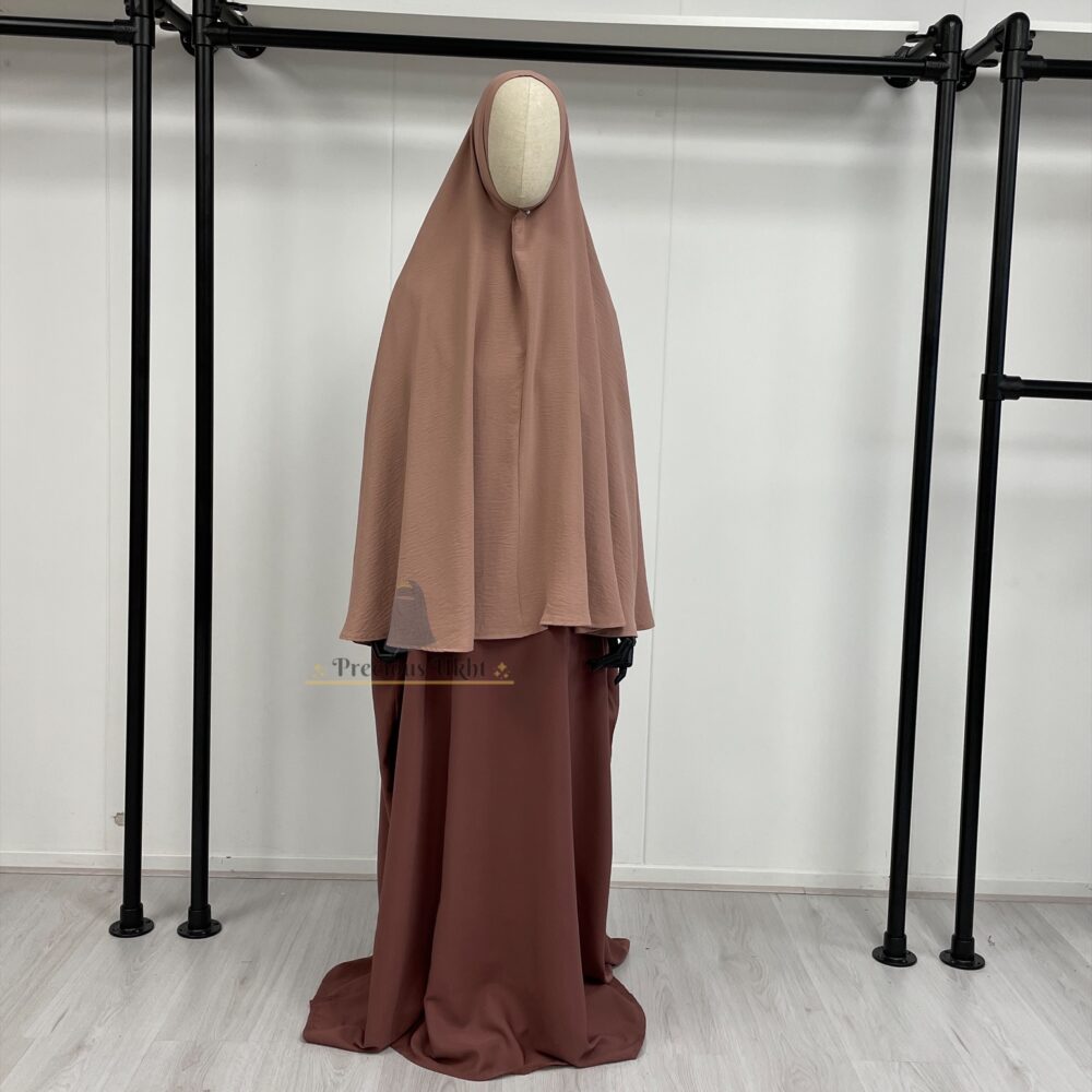 Precious Ukht Stretch Heup Khimaar 'Old Rose'
