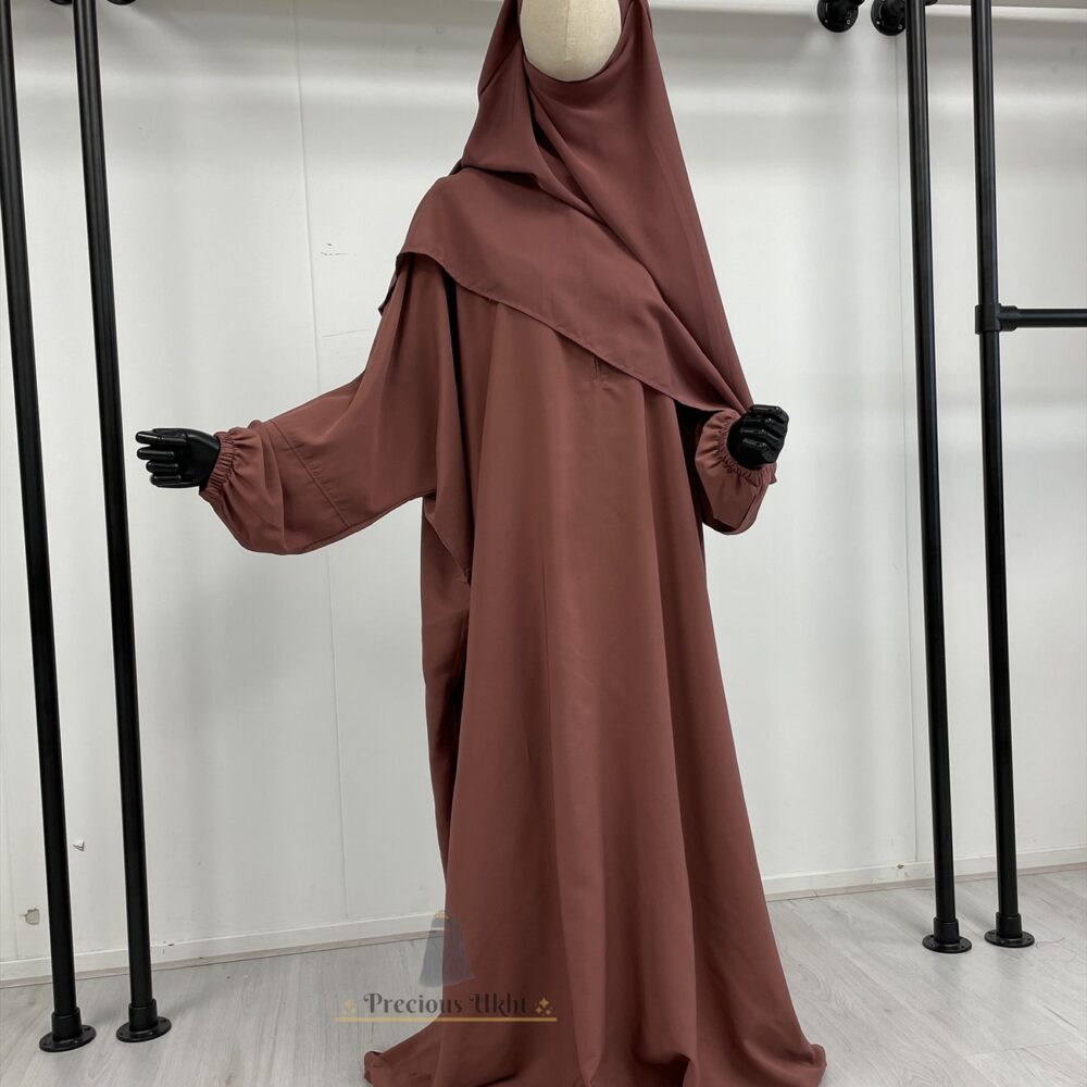 Batwing Abaya 'Mauve'