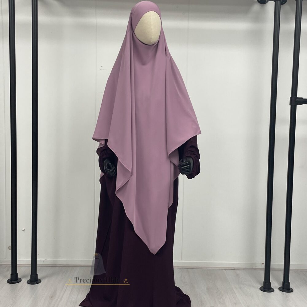 Amira Khimaar Long ‘Lila' (Medina Silk Fabric)