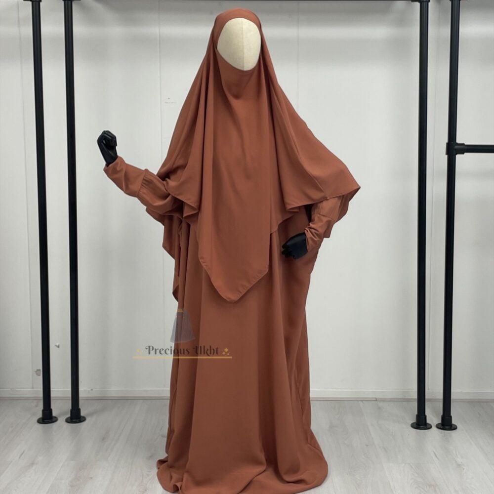 Amira Khimaar Short 'Peach'
