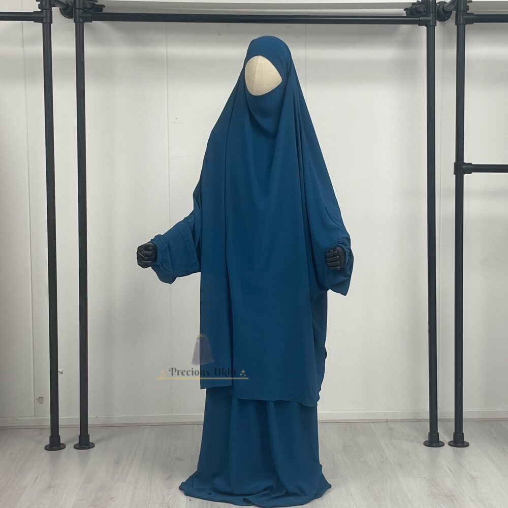 2 Piece Batwing Jilbaab Hafsa ‘Emerald'