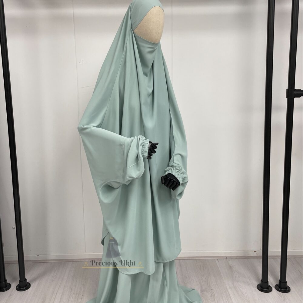2 Piece Batwing Jilbaab Hafsa ‘Mint'