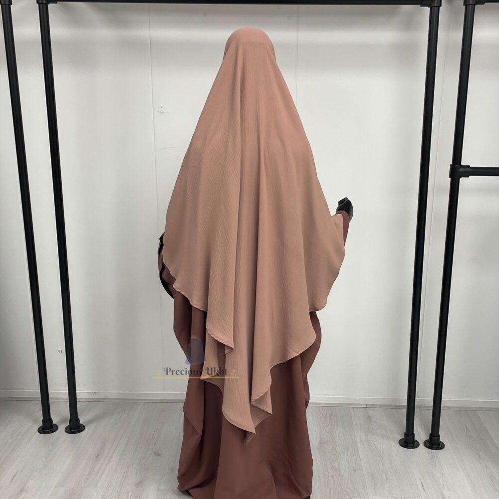 Alternative view of Precious Ukht Stretch Amira Khimaar 'Old Rose'