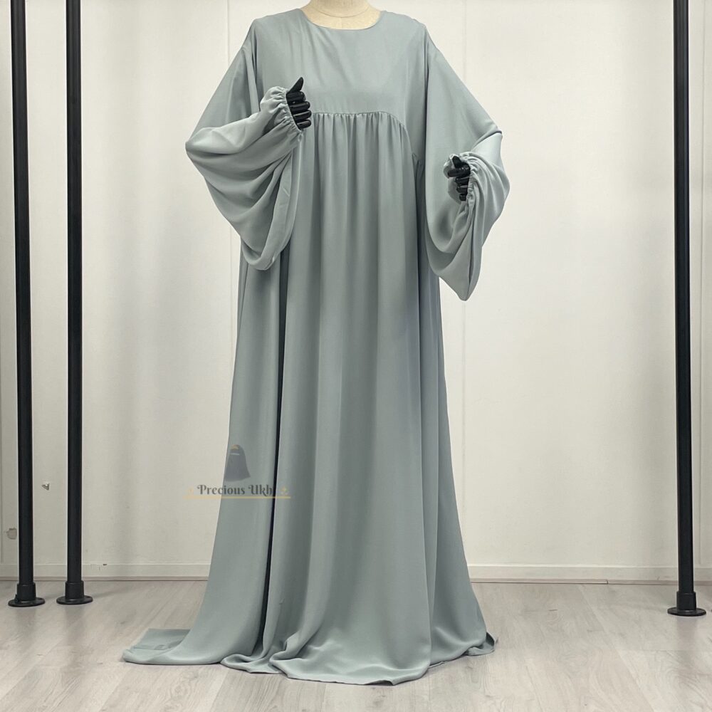 Zahra Abaya 'Minty Blue'