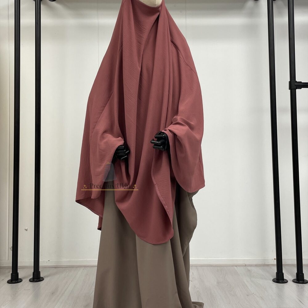 Precious Ukht Tieback Stretch Knie Khimaar ‘Mauve'