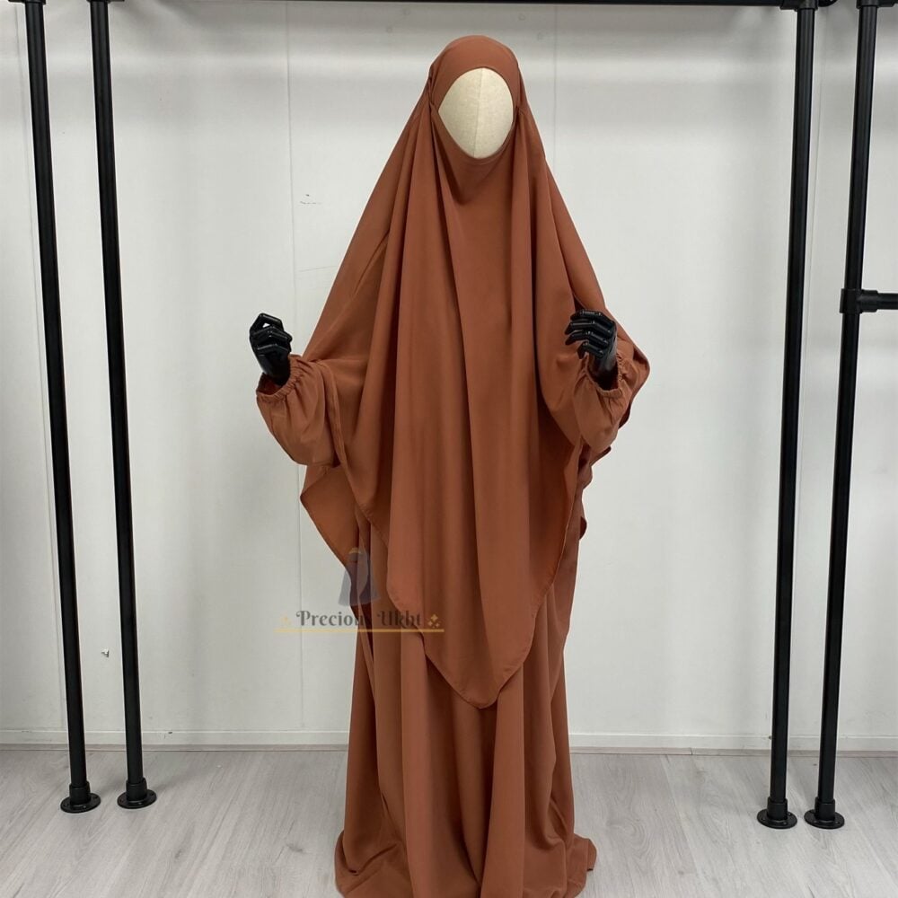 Batwing Abaya 'Peach'