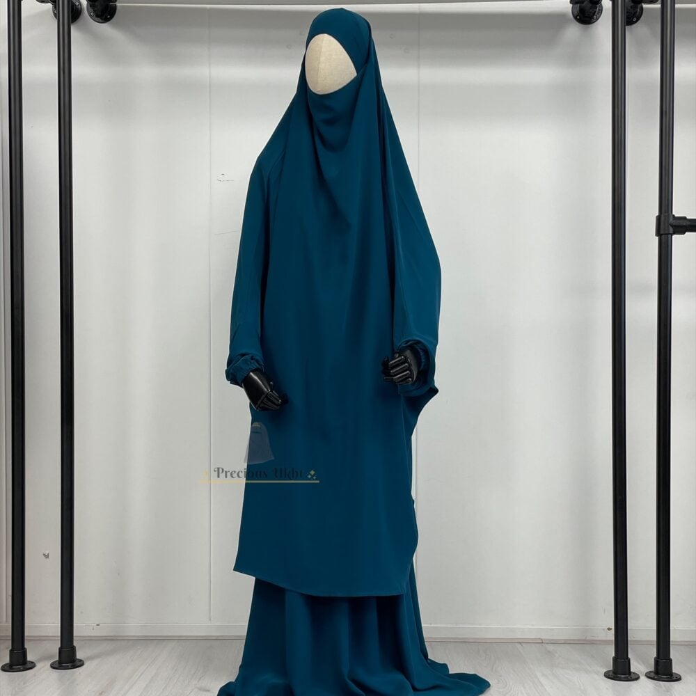 2 Piece Batwing Jilbaab Maryam ‘Emerald'