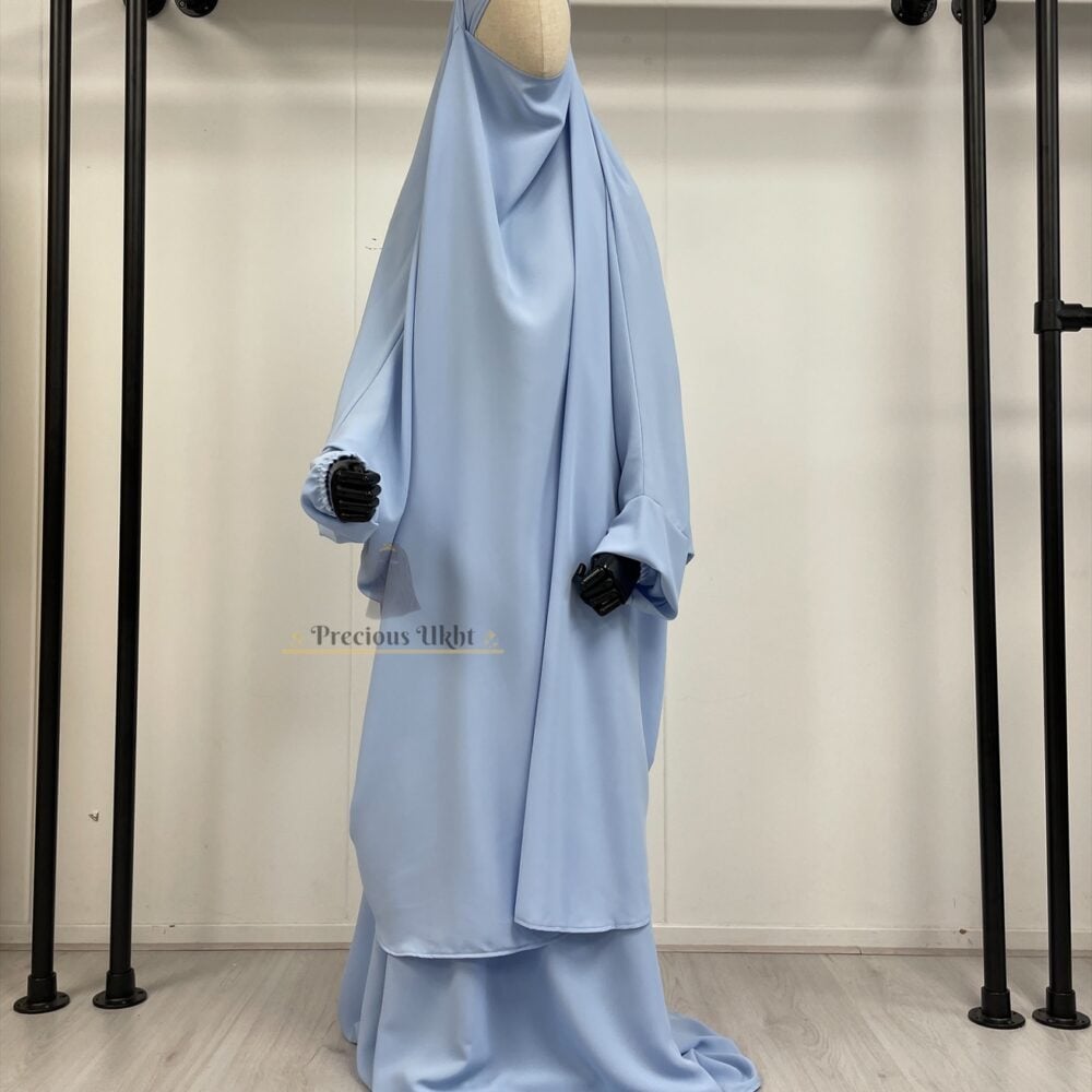 2 Piece Batwing Jilbaab Maryam ‘Baby Blue'