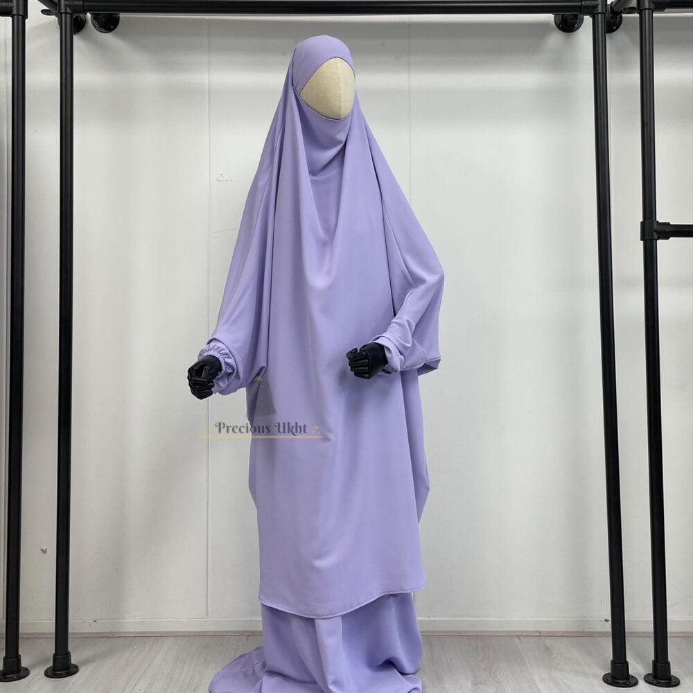 2 Piece Batwing Jilbaab Maryam ‘Lila'