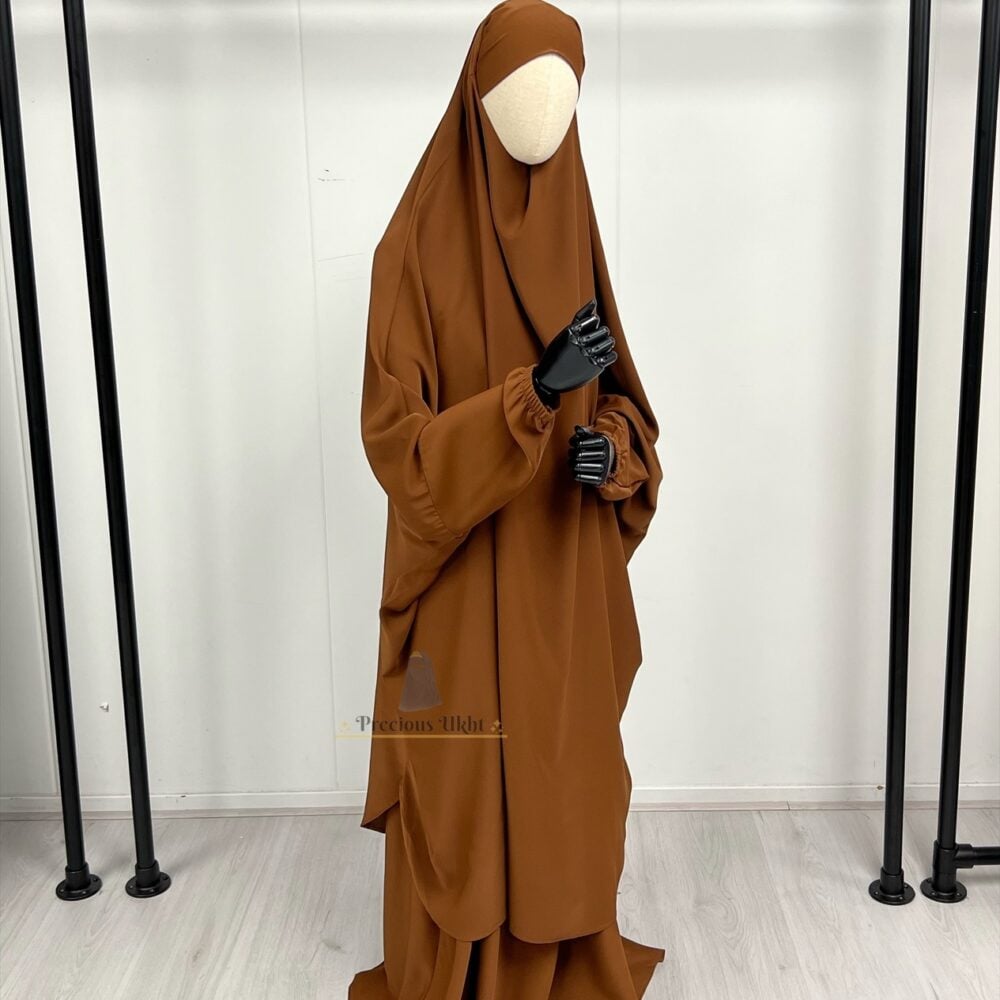2 Piece Batwing Jilbaab Maryam ‘Brown’