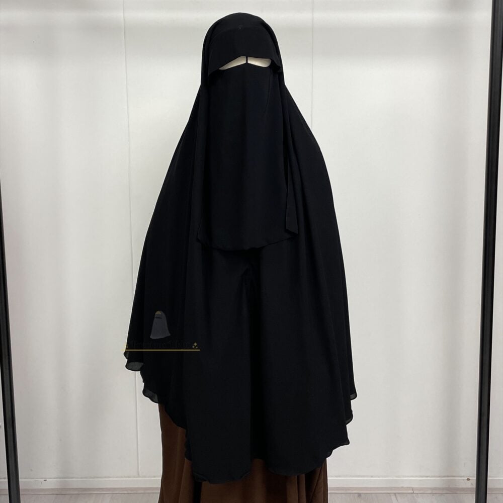 Flap Khimaar Niqaab 'Black'