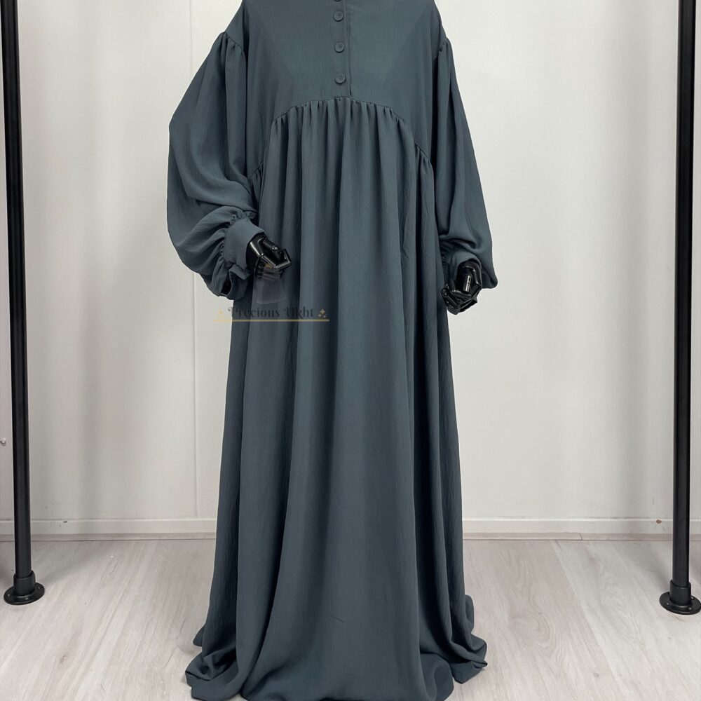 Stretch Abaya Youssra 'Dark Grey'