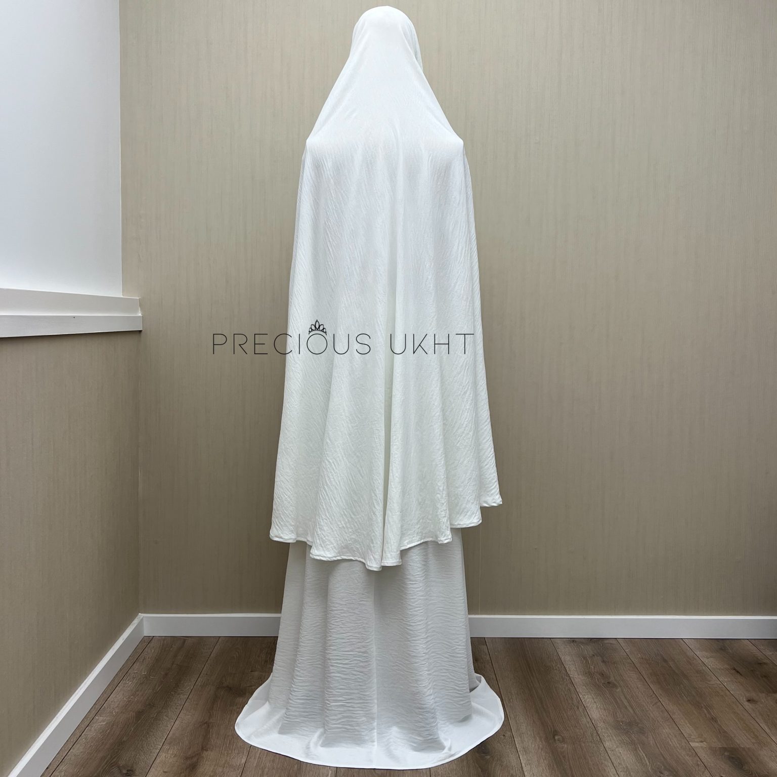 Alternative view of Stretch Knie Khimaar & Stretch Rok 'White'