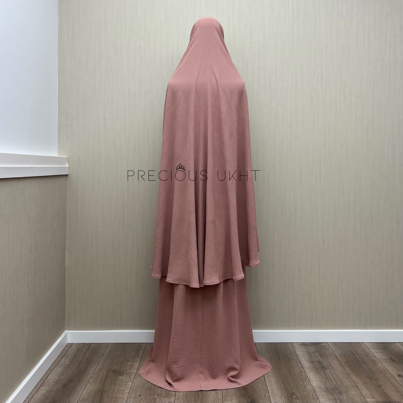Alternative view of Stretch Knie Khimaar & Stretch Rok 'Old Rose'