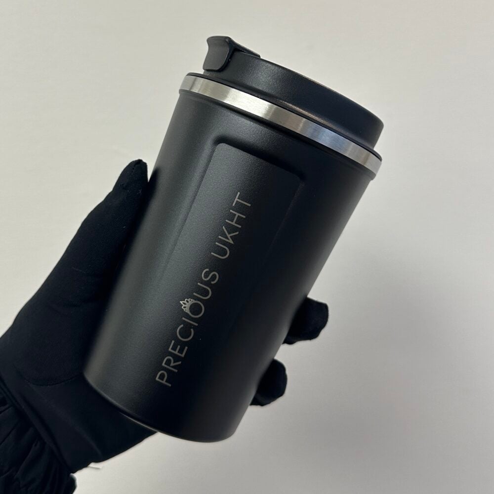 Precious Ukht Stainless Coffee Cup 'Black'