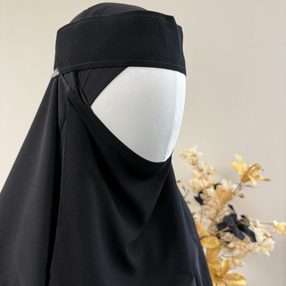 Alternative view of 1 Laags Tieback Niqaab Short Headband 'Black'