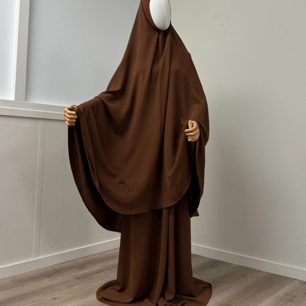 Stretch Knie Khimaar & Stretch Rok ‘Mokka’
