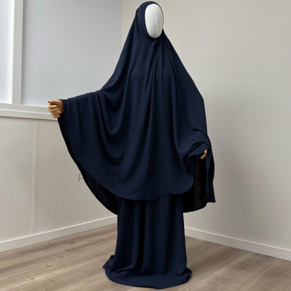 Stretch Knie Khimaar & Stretch Rok ‘Dark Blue’