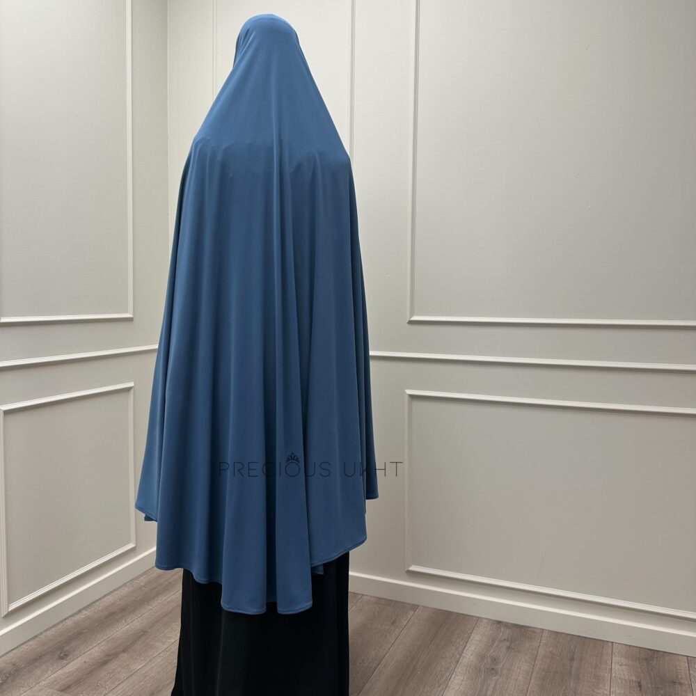 Alternative view of Premium Jersey Extra Long Khimaar ‘Jeans Blue’
