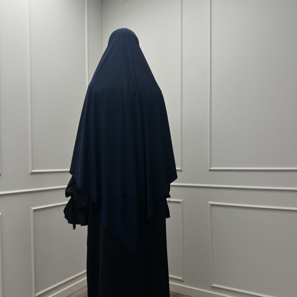 Alternative view of Amira Khimaar Short 'Dark Blue' (Premium Jersey)