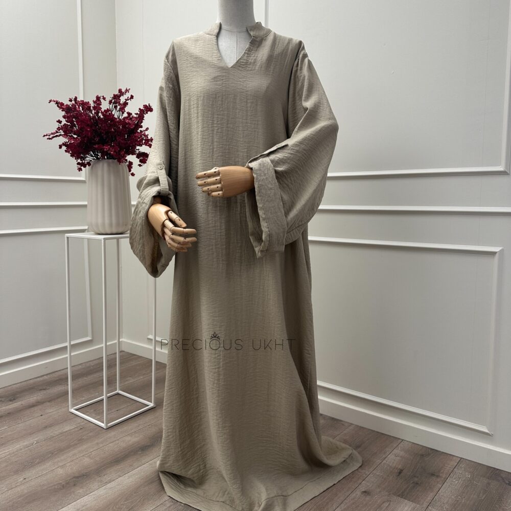 Alternative view of Najlae Abaya 'Taupe'