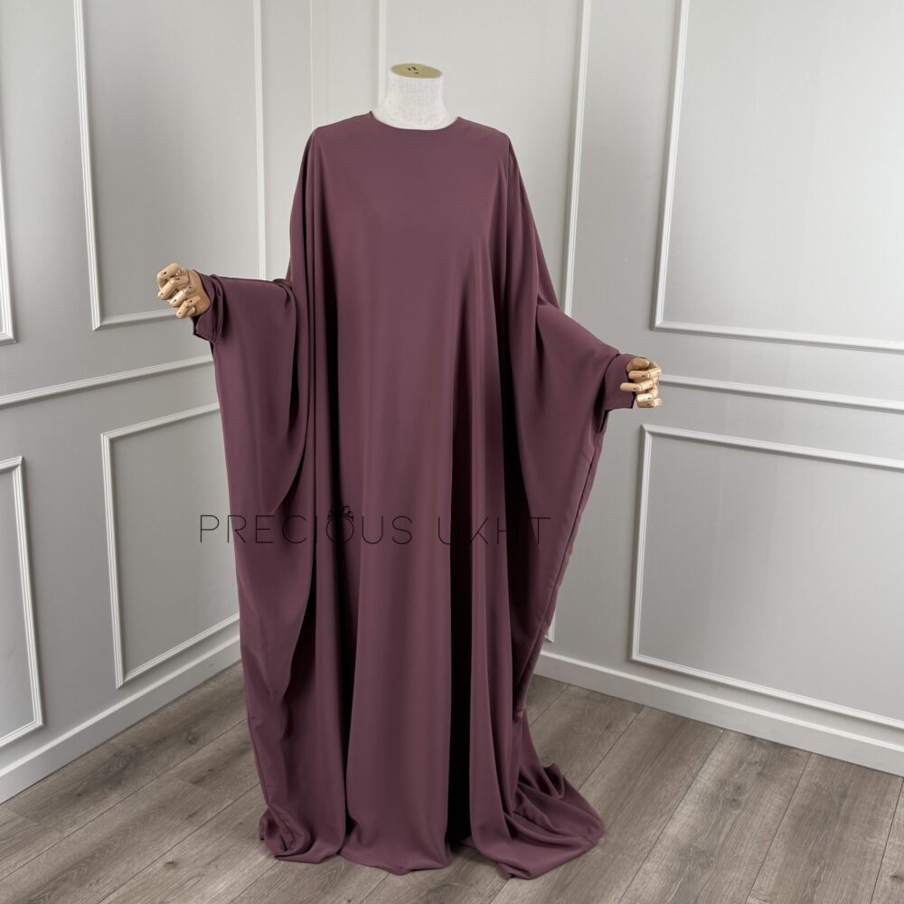 Farasha Abaya Khadijah 'Mauve Rose'
