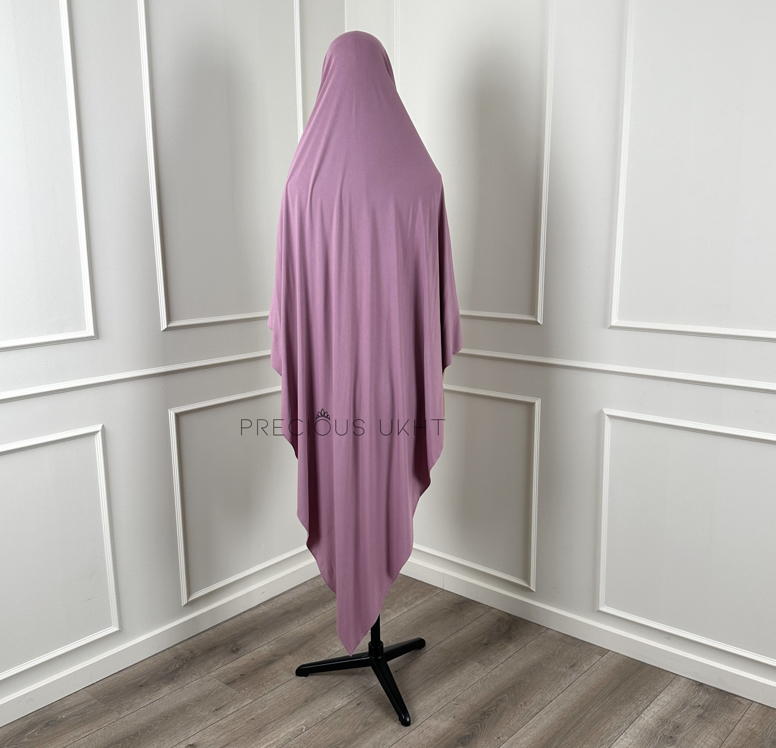 Amira Khimaar Long 'Dark Lila' (Bamboo Fabric) - Afbeelding 2