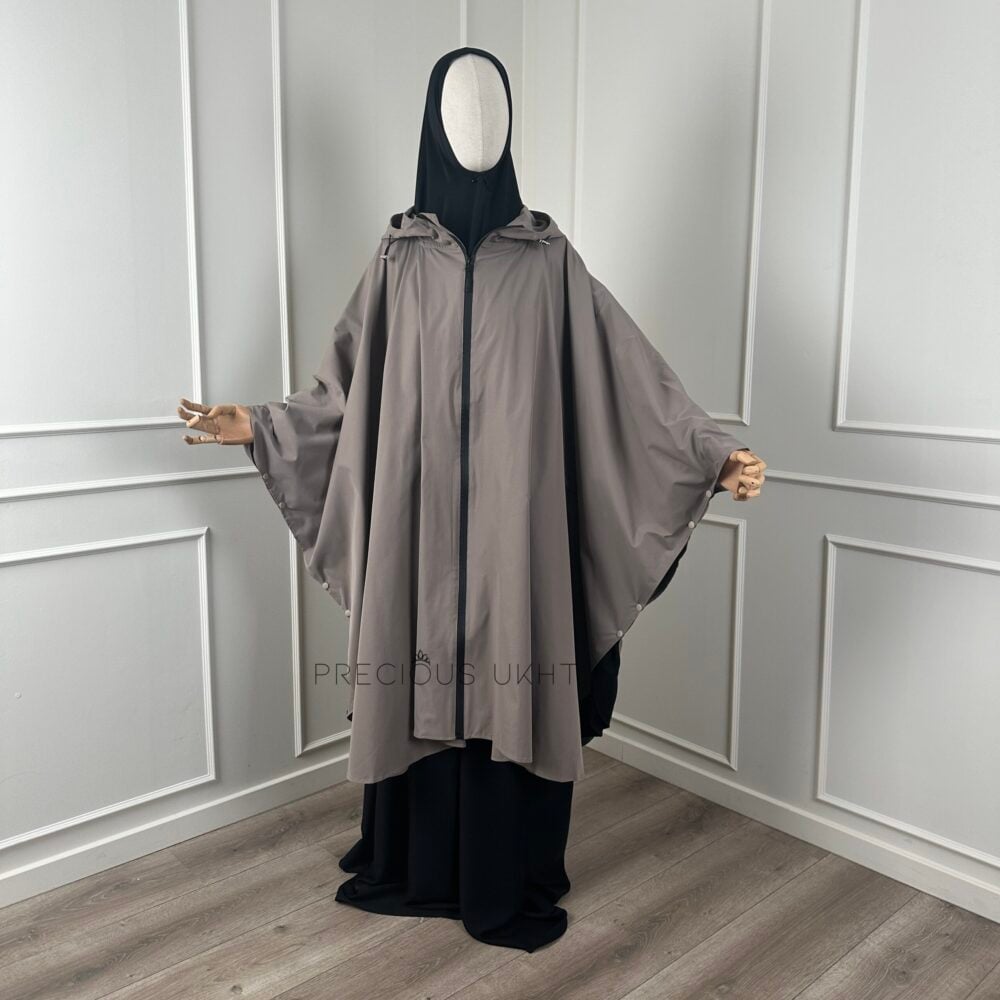 Alternative view of Poncho Khareef 'Dark Taupe'