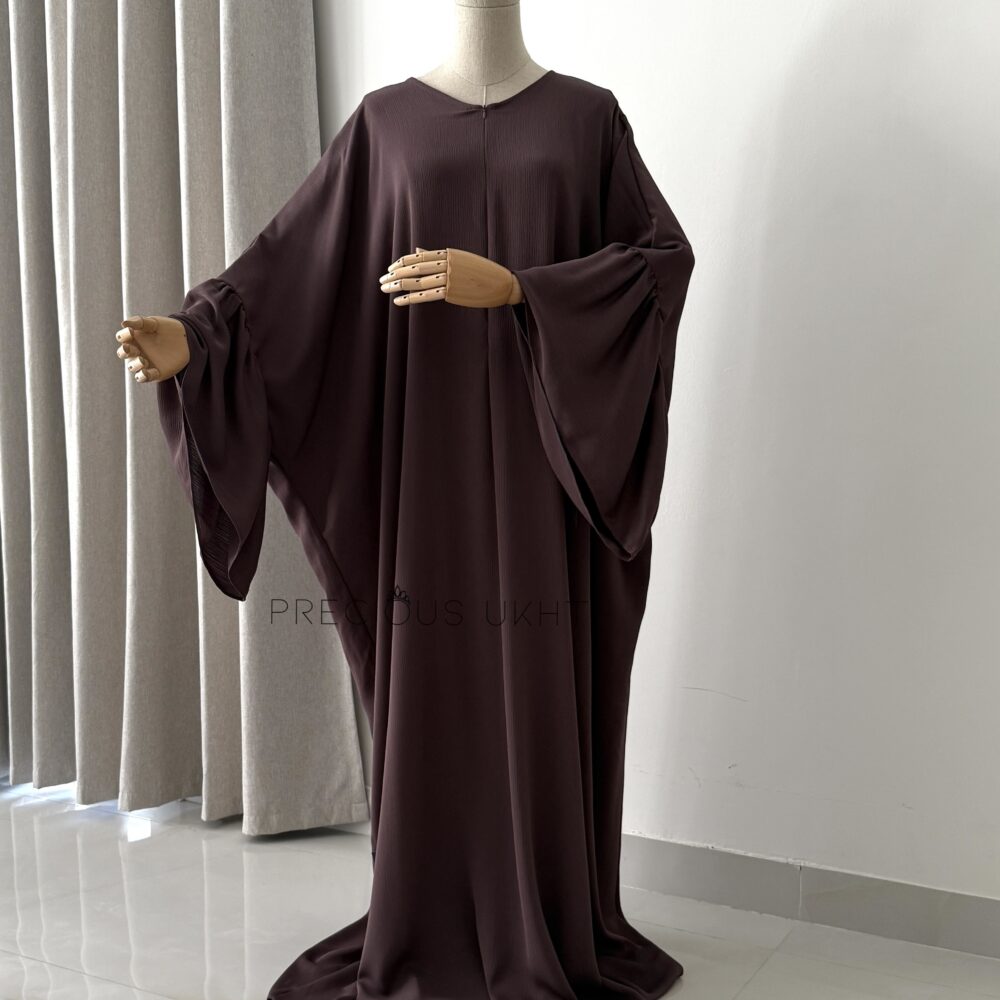 Oemayrah Abaya 'Mulberry Brown'