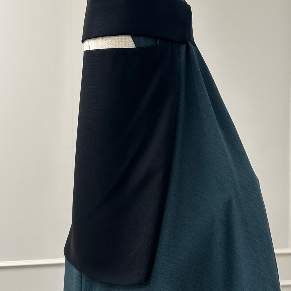 1 Laags Tieback Long Flap Headband Niqaab