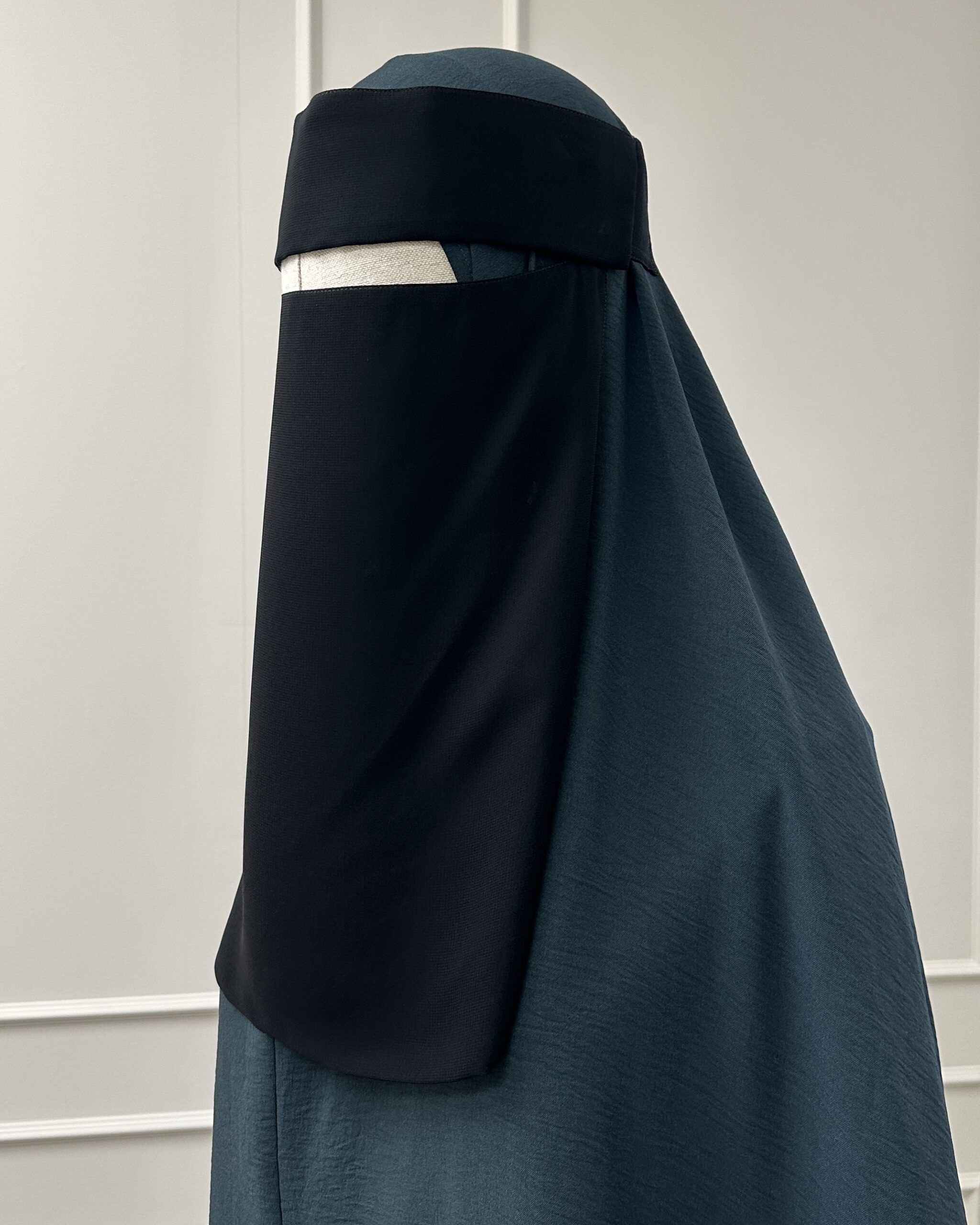 1 Laags Tieback Long Flap Headband Niqaab