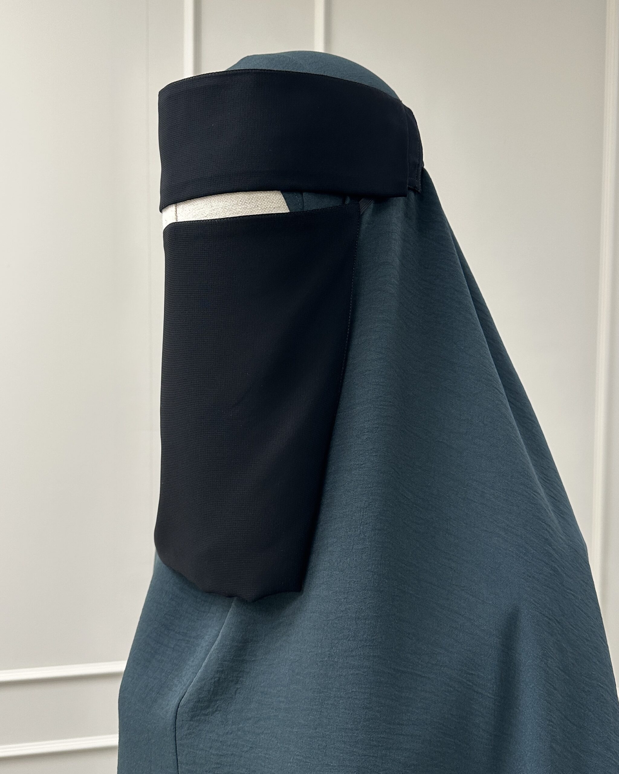 1 Laags Tieback Short Flap Headband Niqaab