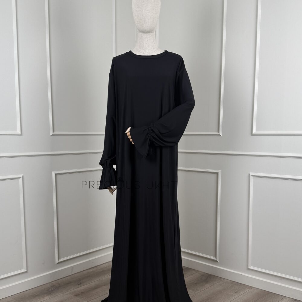 Alternative view of Premium Jersey Extra Long Khimaar & Abaya 'Black'