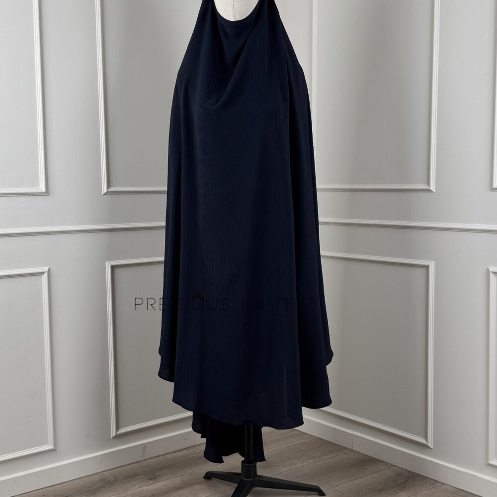 Precious Ukht Tieback Extra Long Stretch Khimaar 'Deep Blue'