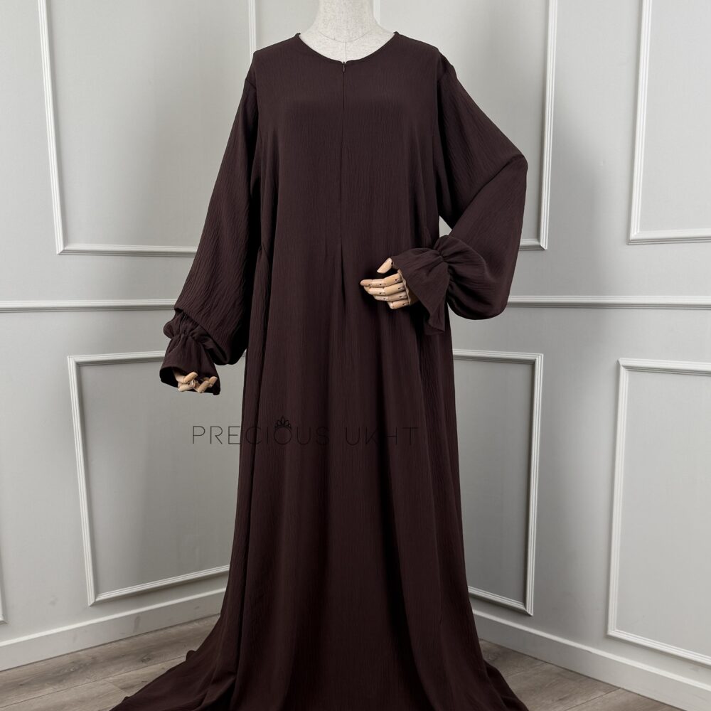Sakeenah Stretch Abaya 'Espresso Brown'