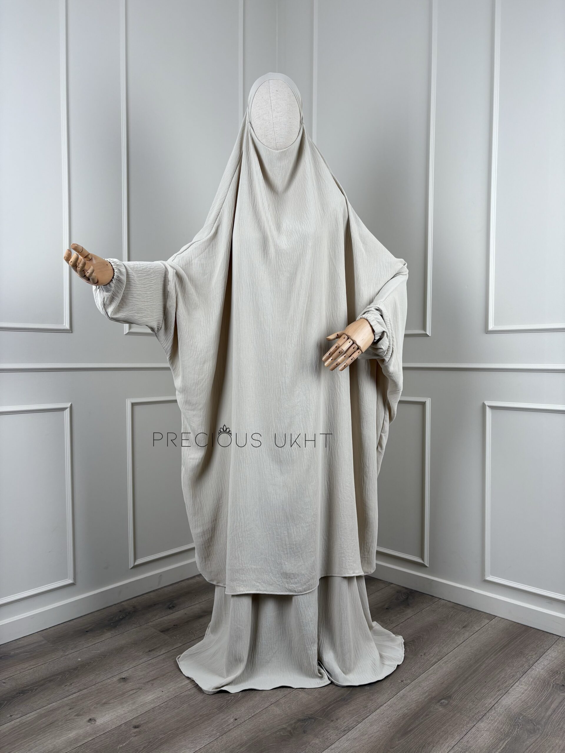 2 Piece Stretch Jilbaab Yasmina 'Light Beige'