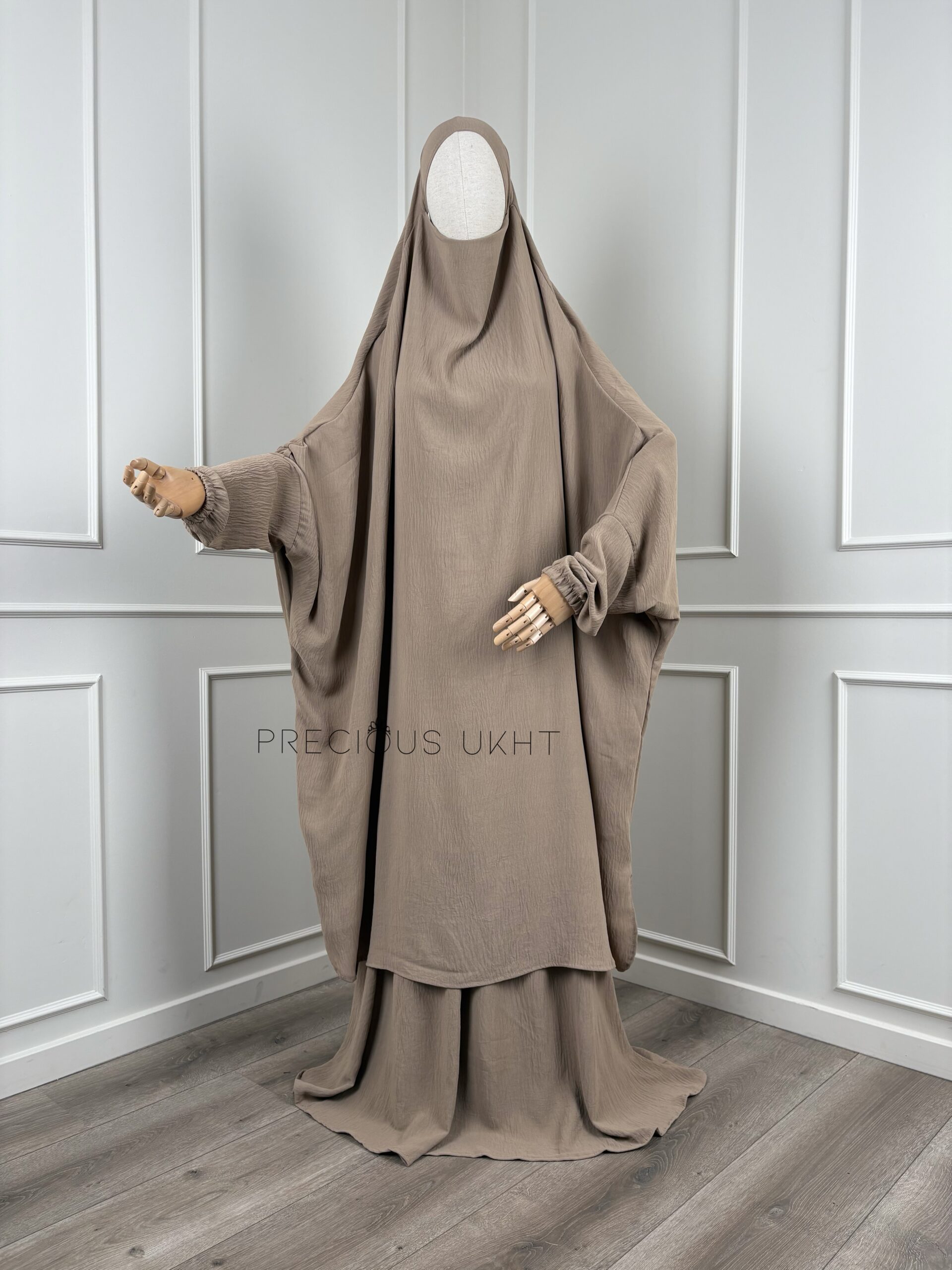 2 Piece Stretch Jilbaab Yasmina 'Beige'