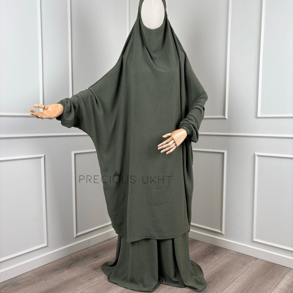 2 Piece Stretch Jilbaab Yasmina 'Khaki'
