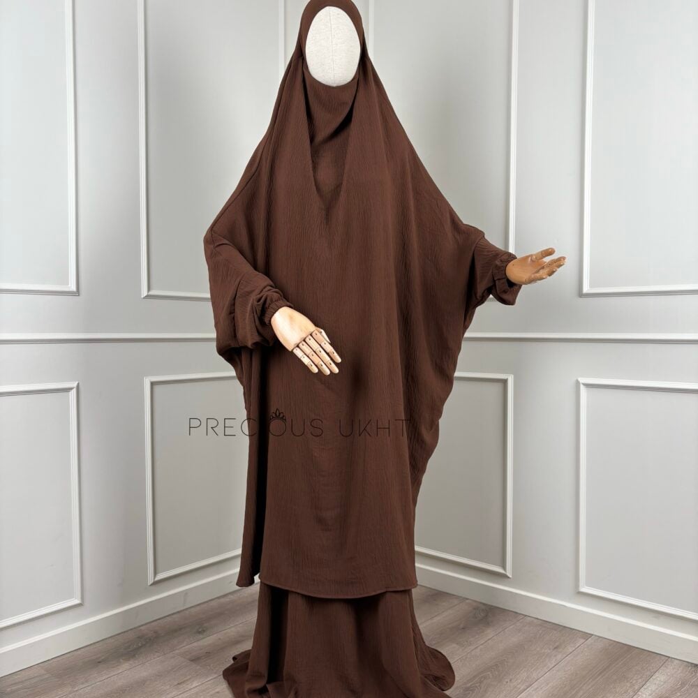 2 Piece Stretch Jilbaab Yasmina 'Brown'