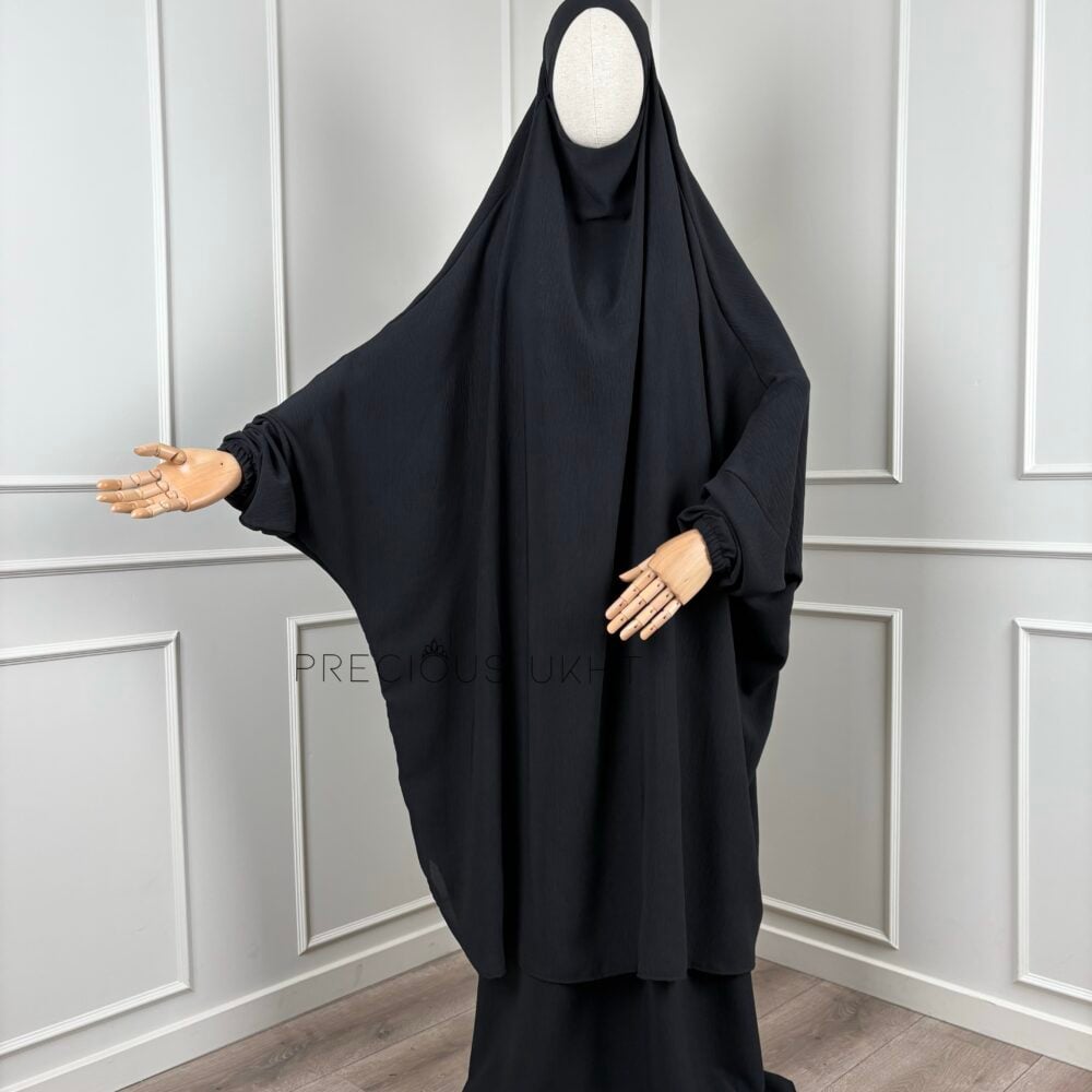 2 Piece Stretch Jilbaab Yasmina 'Black'