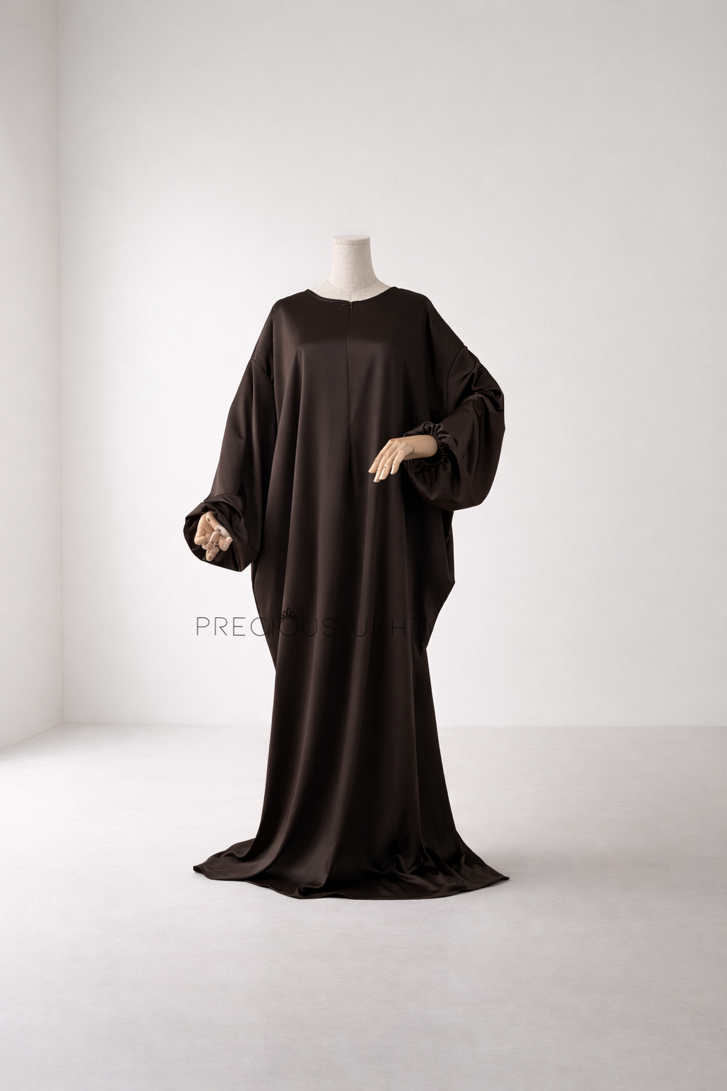 Pearl Abaya 'Espresso Brown'