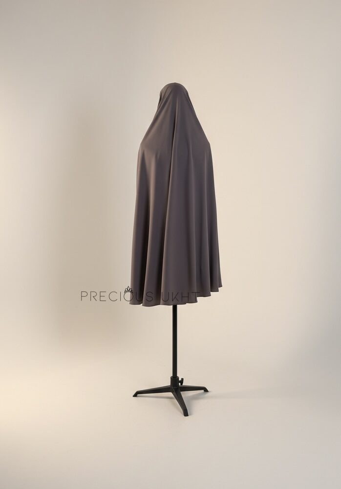Alternative view of Luxury Medium Khimaar 'Earthy Taupe'