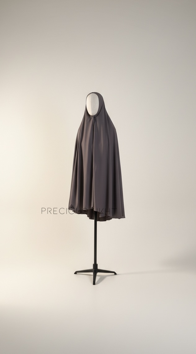 Luxury Medium Khimaar 'Earthy Taupe'